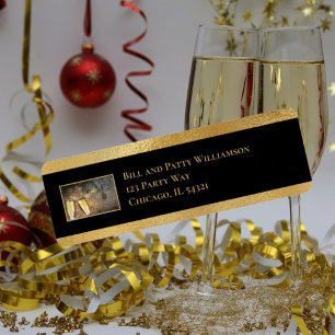 Elegantes New Year's Eve Black Gold Party