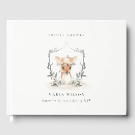 Elegantes Niedliches Brautparty von Dusky Deer Flo Gästebuch