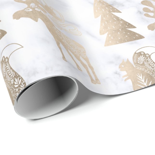 Elegantes niedliches, helles Weihnachtsmuster der  Geschenkpapier (Rolleneckpunkt)