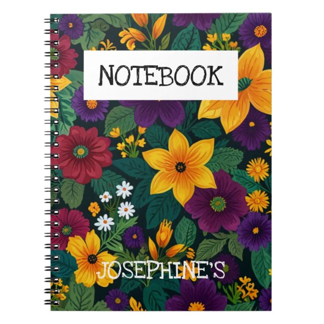 Elegantes Notebook Notizblock (Vorderseite)