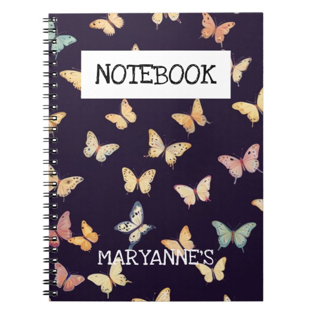 Elegantes Notebook Notizblock (Vorderseite)