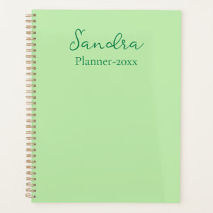 Elegantes Notizbuch-Design mit individuellem Namen Planer