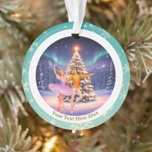 Elegantes Nussknacker-Ballett-Weihnachts-Ballerina Ornament