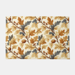 Elegantes Oak Leaf & Pinecone Herbstmuster Fußmatte