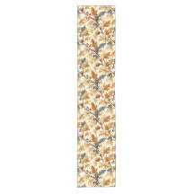 Elegantes Oak Leaf & Pinecone Herbstmuster