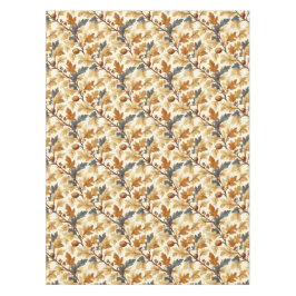Elegantes Oak Leaf & Pinecone Herbstmuster Tischdecke