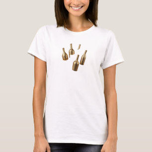 Elegantes Orange ABSTRACT ART Statement T-Shirt