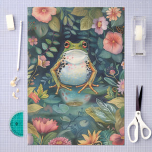 Elegantes Orientalisches Gartentheater Dekoratives Seidenpapier