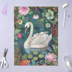 Elegantes Orientalisches Gartentheater Dekoratives Seidenpapier