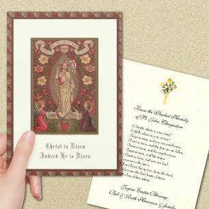 Elegantes Oster-Pascha-Auferstehung Jesu Gebet