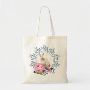 Elegantes Osterkaninchendesign Tragetasche