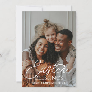 Elegantes Ostersegeln Ostereier FamilienFoto Feiertagskarte
