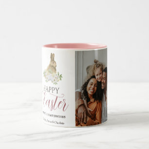 Elegantes Ostersegeln Ostereier FamilienFoto Zweifarbige Tasse