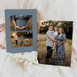 Elegantes Ostersegen 3 Foto Feiertagskarte