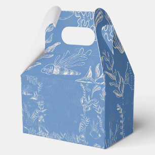 Elegantes Ozeanblau Geschenkschachtel