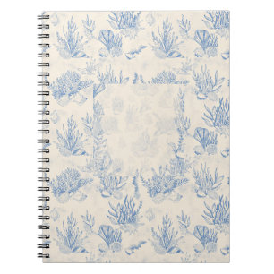 Elegantes Ozeanblau Notizblock