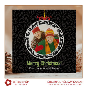 Elegantes Paisley-Familienfoto