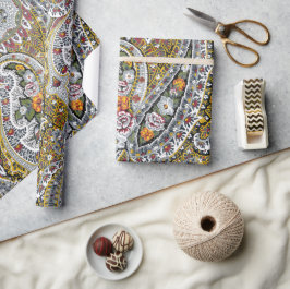 Elegantes Paisley-Muster Geschenkpapier