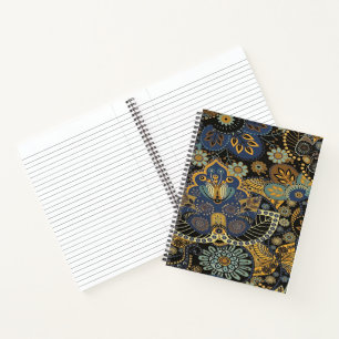Elegantes Paisley Notizbuch