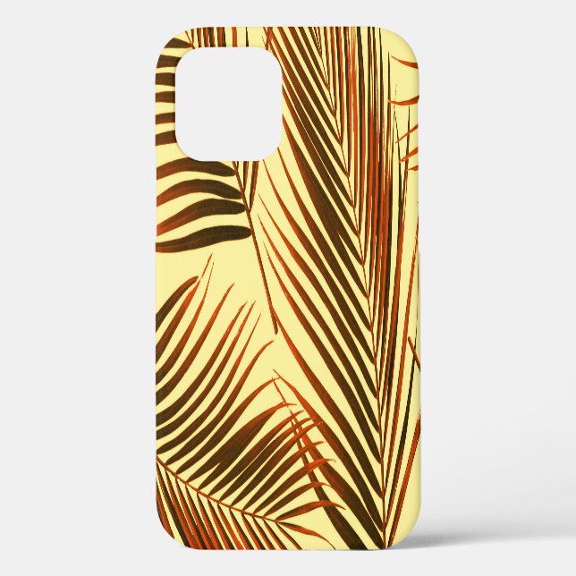 Elegantes Palm Repeat Muster-Design Case-Mate iPhone Hülle (Rückseite)