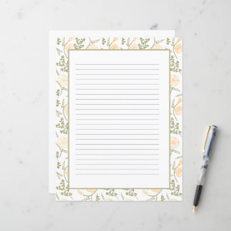 Elegantes Papier für Blumenplaner