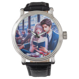 Elegantes Pariser Café Armbanduhr