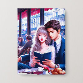 Elegantes Pariser Café Button