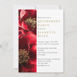 Elegantes Party für die Versorgung mit Rot- und Go Einladung