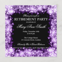 Elegantes Party Lila Funkellichter