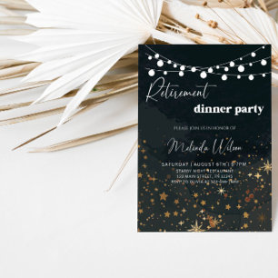 Elegantes Party zum Ruhestand Einladung