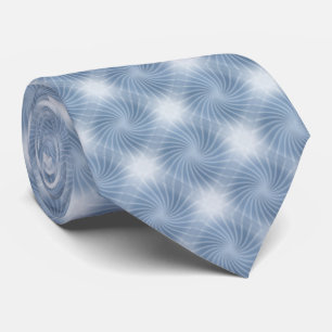 Elegantes Pastel Blau - Einzigartiges Muster Krawatte