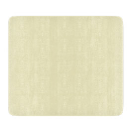 Elegantes Pastel-Gelbes Glas-Schneidebrett 6 mal 7 Schneidebrett
