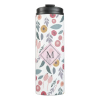 Elegantes Pastel-Muster Monogramm
