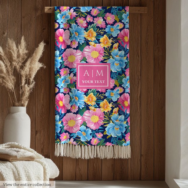 Elegantes Pastel Pink Blanket Custom Wedding Gesch Fleecedecke (Elegant Pastel Pink Chic Blanket for Custom Wedding)