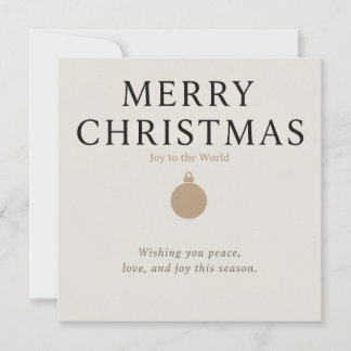 Elegantes Pastell-Weihnachten, minimalistischer Sc Einladung