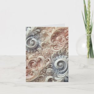 Elegantes, pastellfarbenes Spitzenmuster