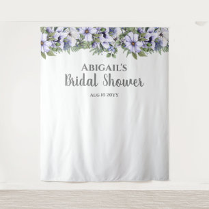 Elegantes Periwinkle Brautparty Wandteppich