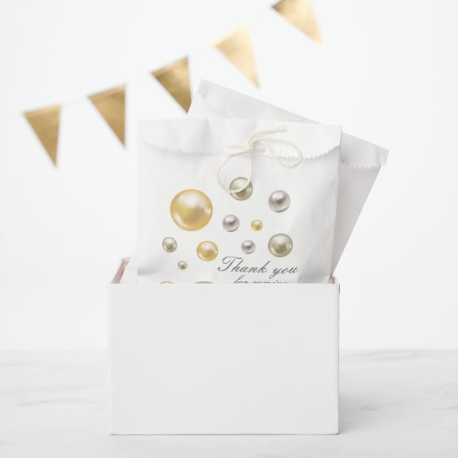 Elegantes Perlen und Brautparty der Staatsanwaltsc Geschenktütchen (Party)