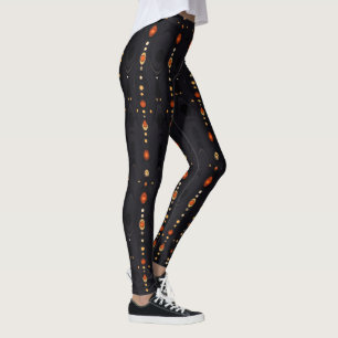 Elegantes Perlmuster Leggings