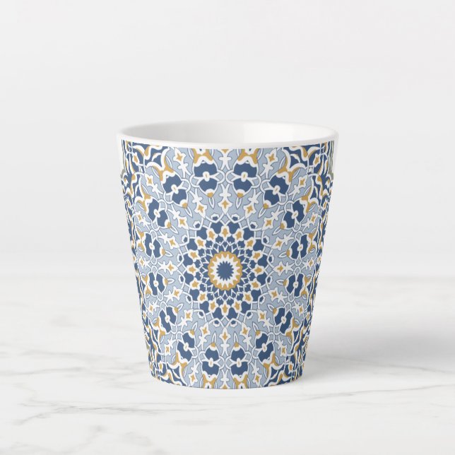 Elegantes Persisches Blaues arabisches Orientalisc Milchtasse (Vorderseite)