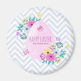 Elegantes Personalisiert Happy Osterfest | Magnet