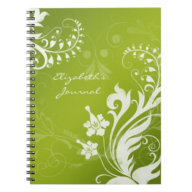 Elegantes Personalisiert-Journal-Notebook Notizblock (Vorderseite)