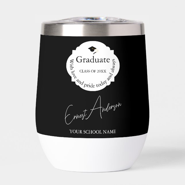 Elegantes personalisiertes Abschlussgeschenk (Vorderseite)
