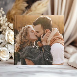 Elegantes Personalisiertes Foto Hochzeit Gästebuch