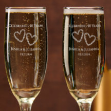 Elegantes Personalisiertes Geschenk zum 50. Hochze