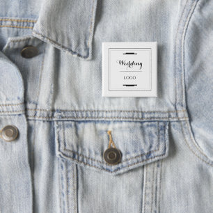 Elegantes Personalisiertes Hochzeitsgeschenk Maßge Button