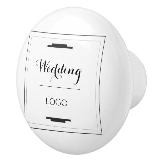 Elegantes Personalisiertes Hochzeitsgeschenk Maßge Keramikknauf