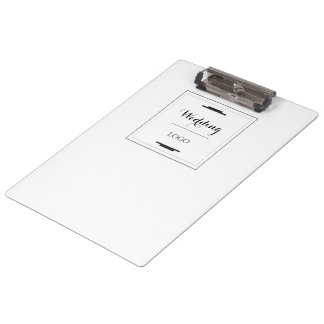 Elegantes Personalisiertes Hochzeitsgeschenk Maßge Klemmbrett