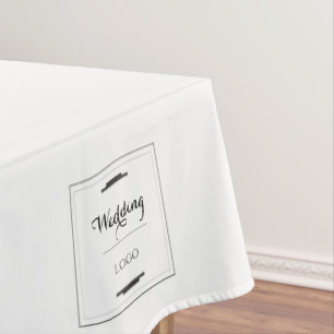Elegantes Personalisiertes Hochzeitsgeschenk Maßge Tischdecke