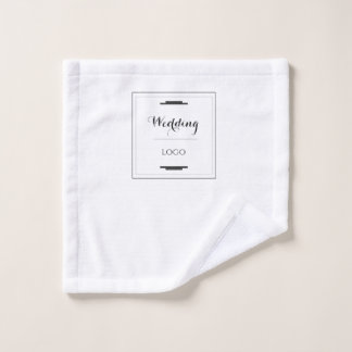Elegantes Personalisiertes Hochzeitsgeschenk Maßge Waschlappen